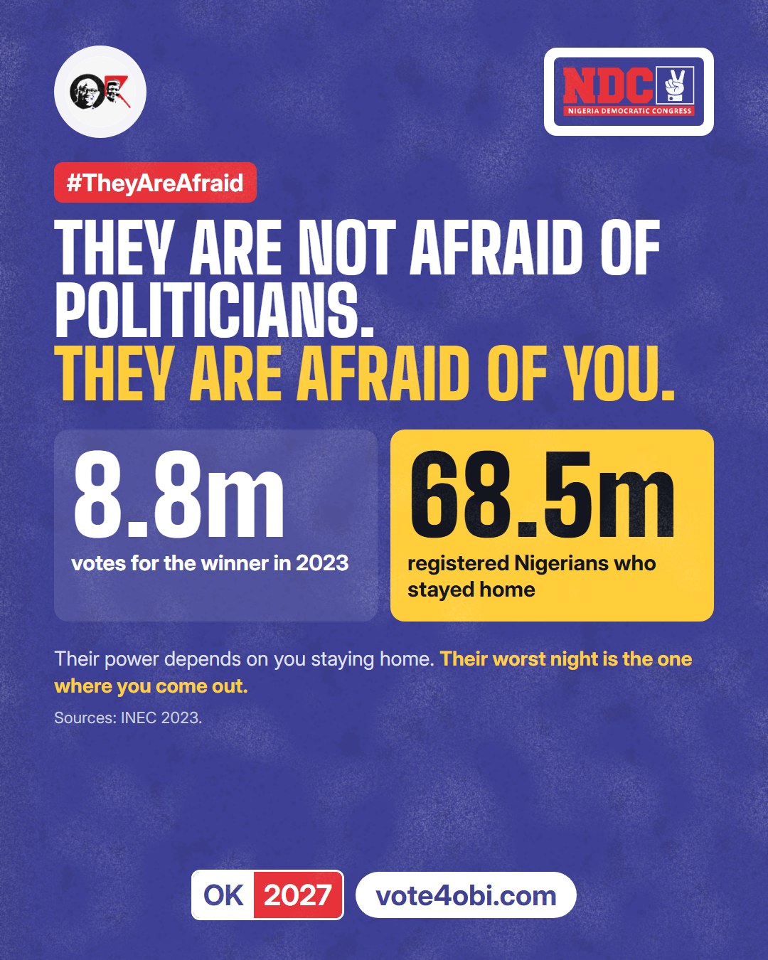8.8m votes for the winner, 68.5m stayed home. #TheyAreAfraid