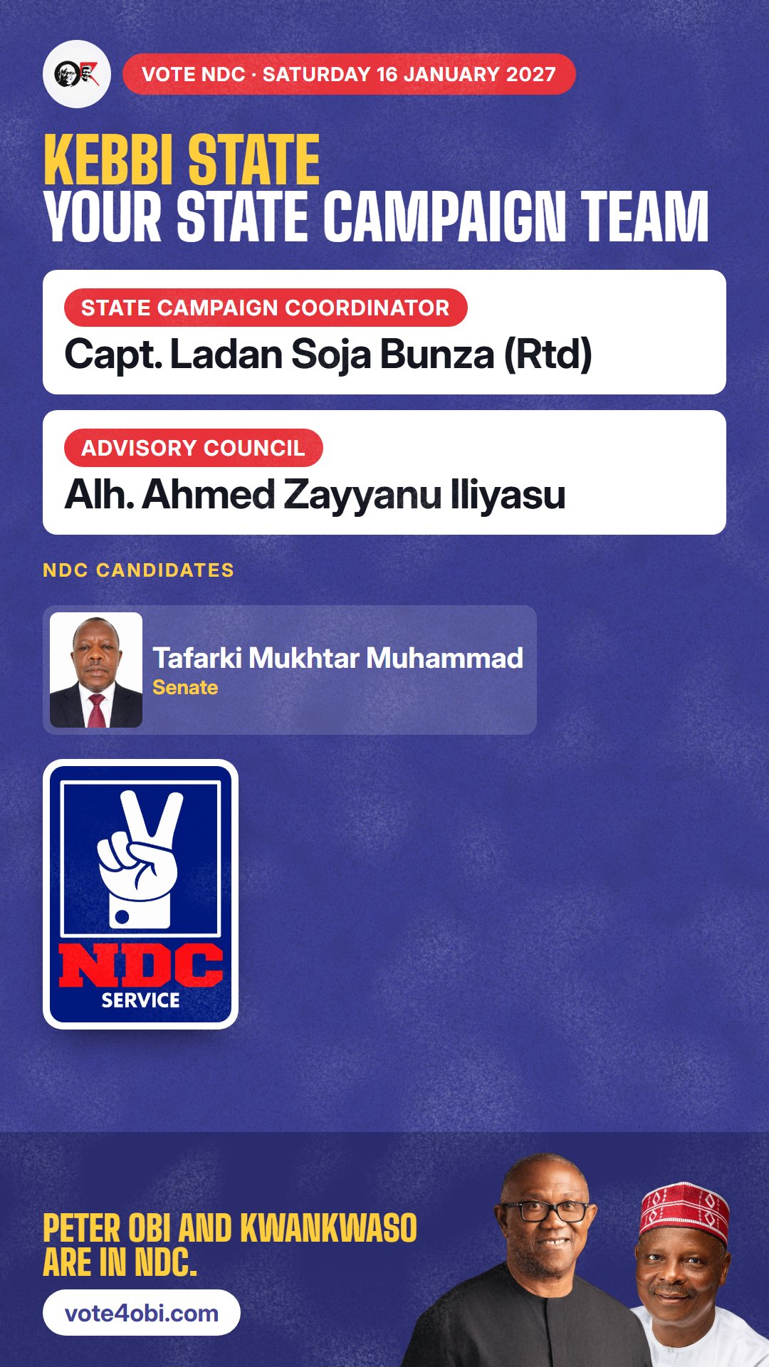 Your state campaign team