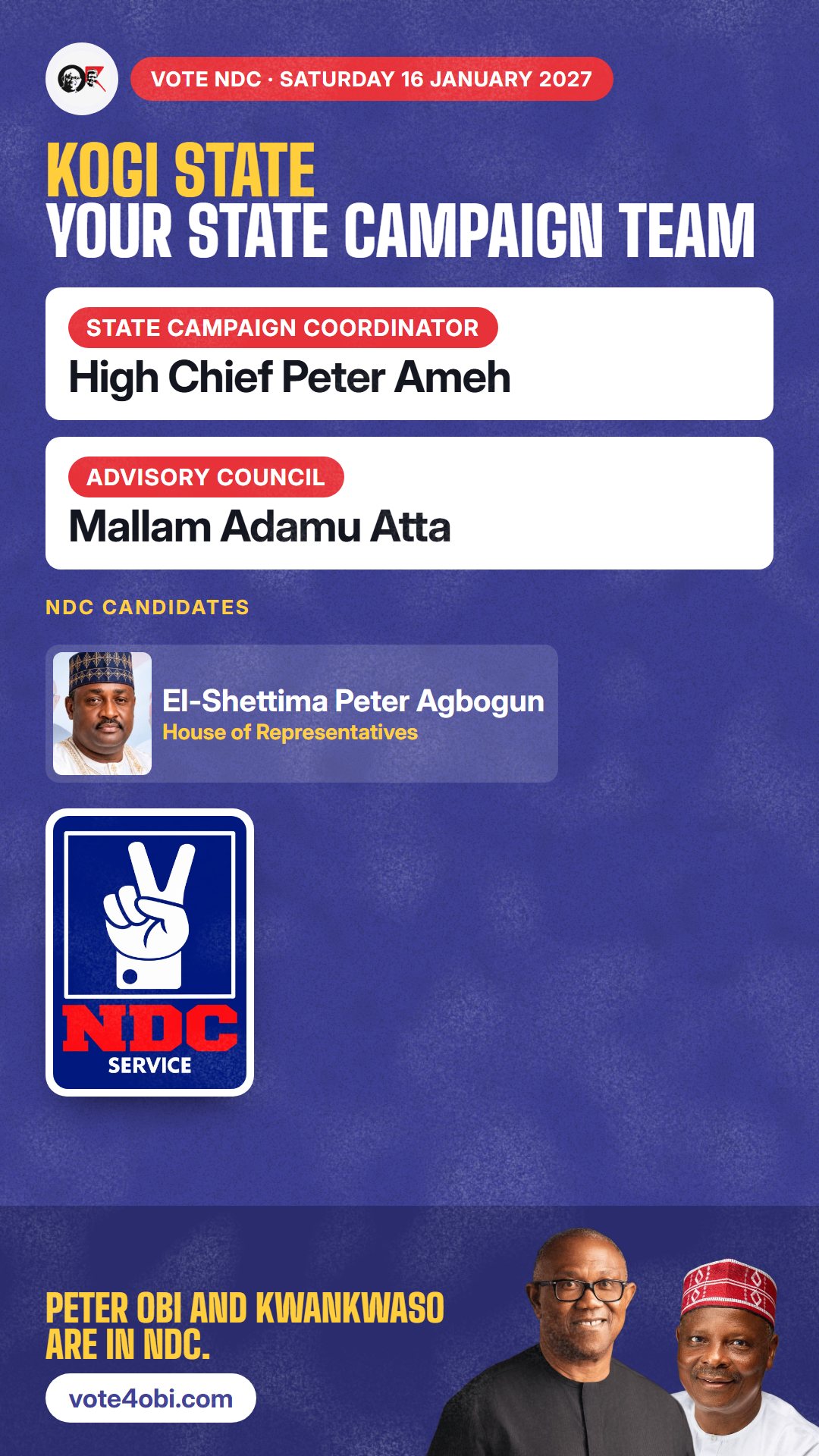 Your state campaign team