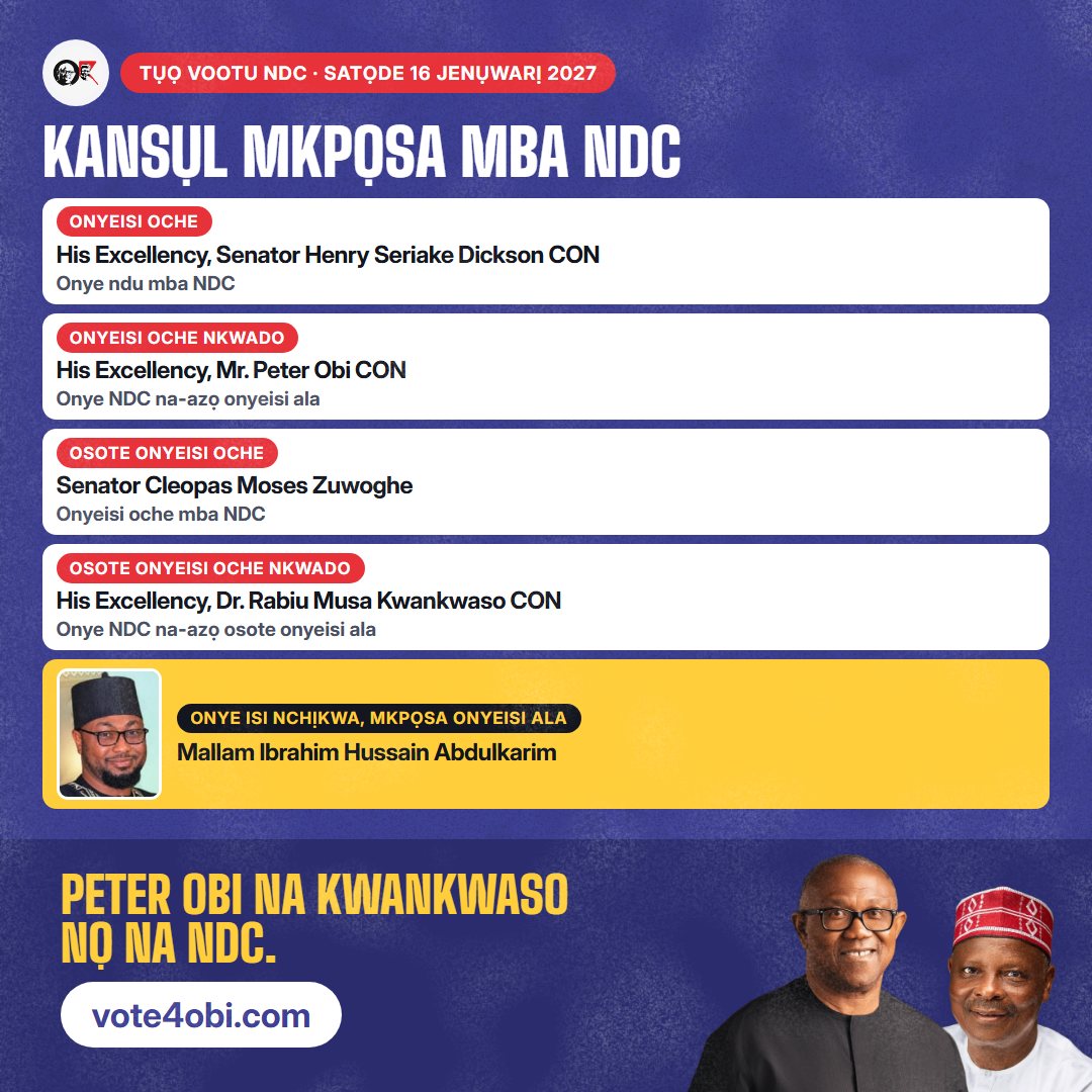 Kansụl Mkpọsa Mba NDC