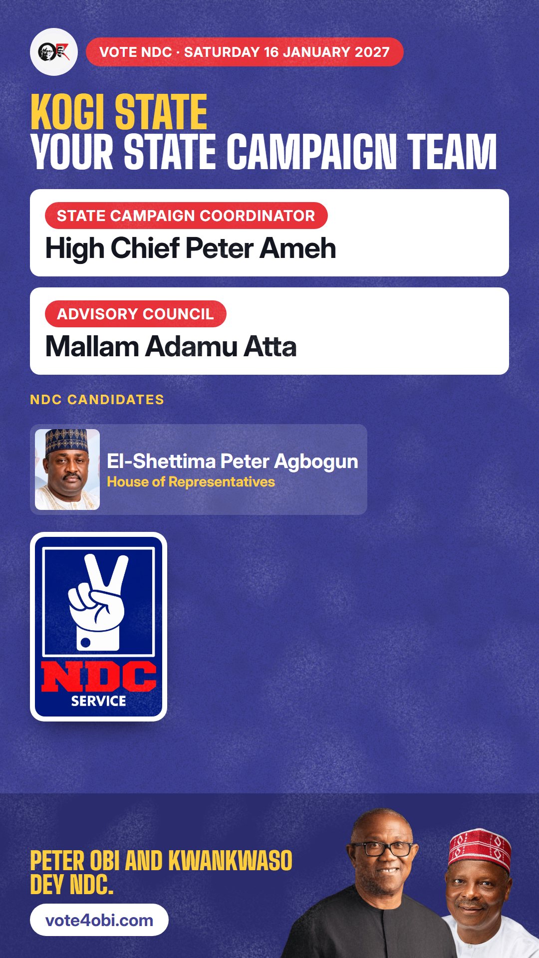 Your state campaign team