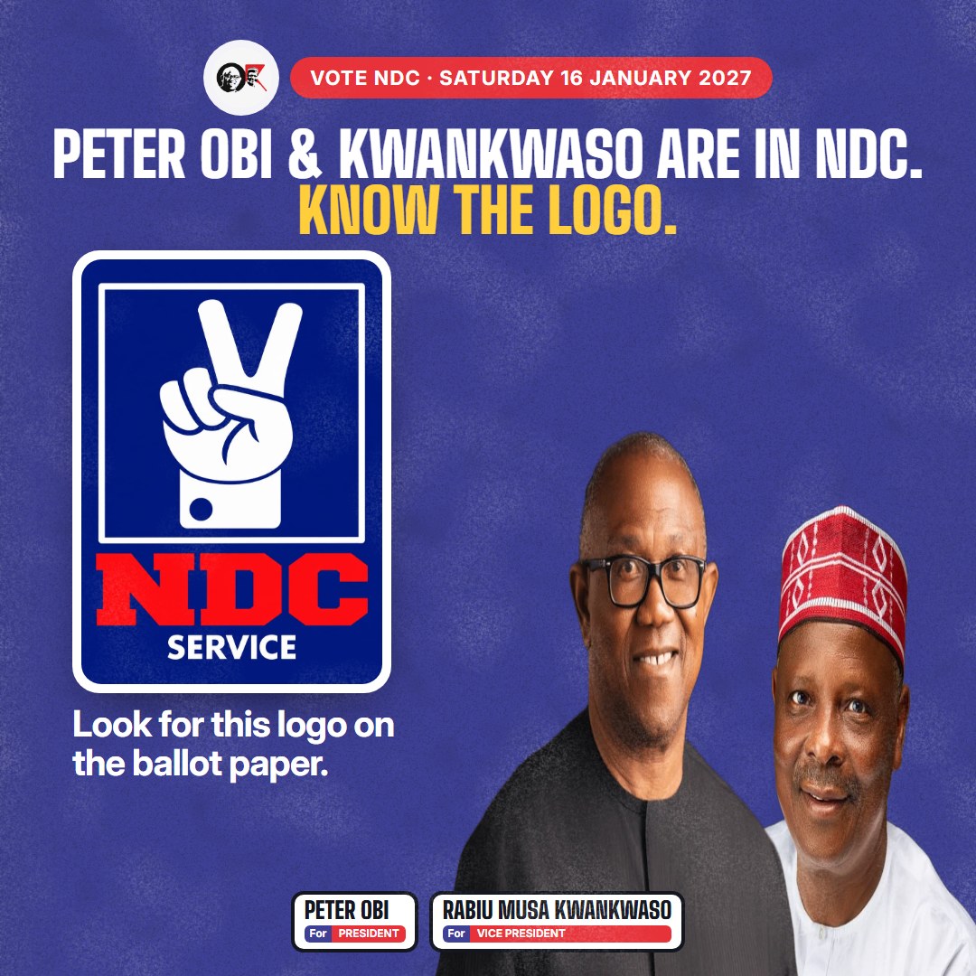 Square flyer: Peter Obi and Kwankwaso are in NDC