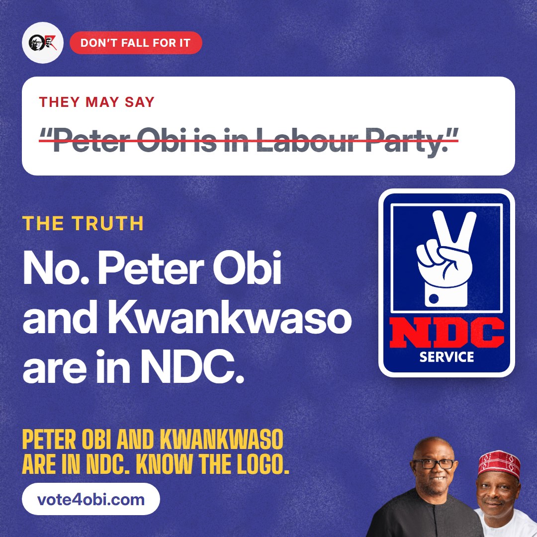 “Peter Obi is in Labour Party.”