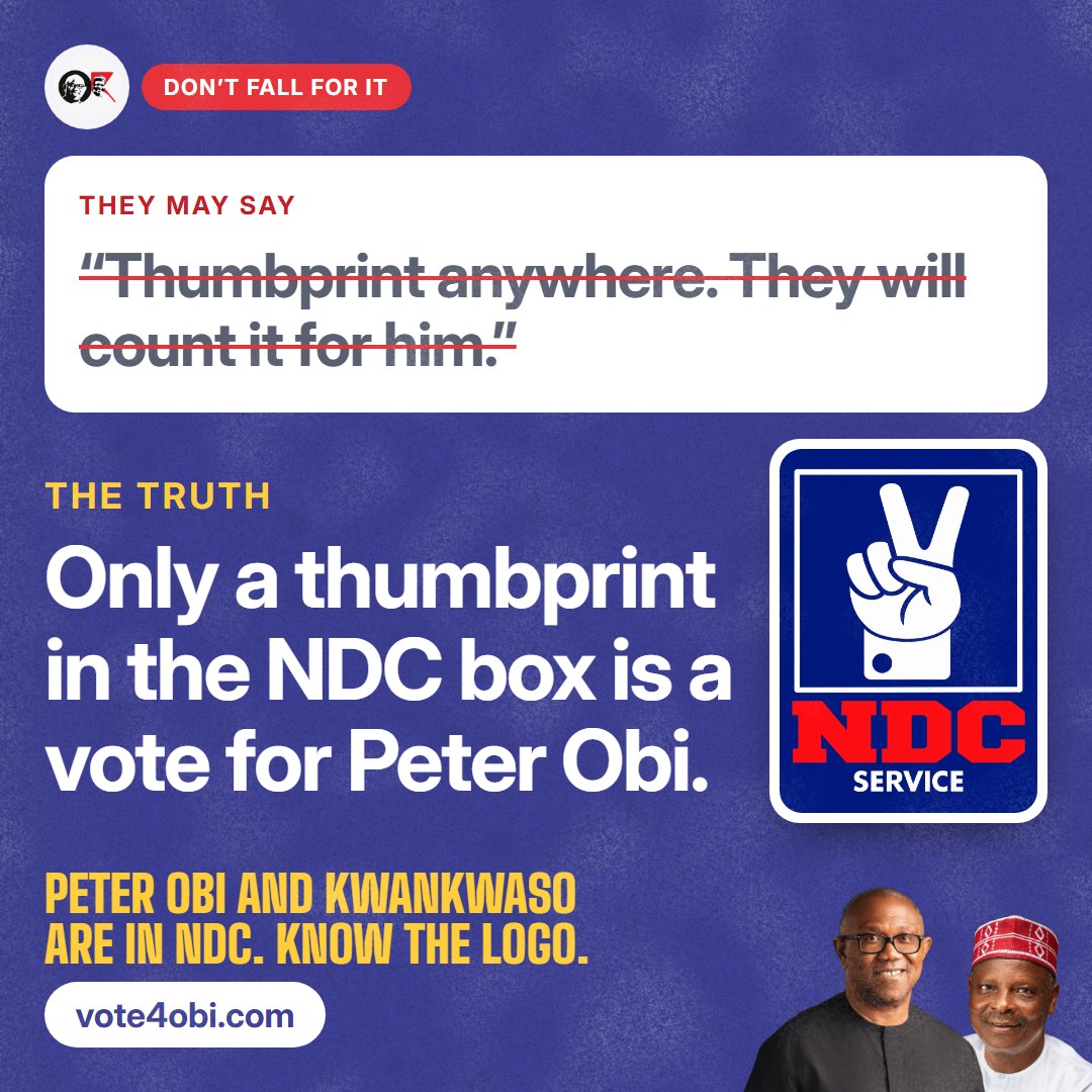 “Thumbprint anywhere. They will count it for him.”
