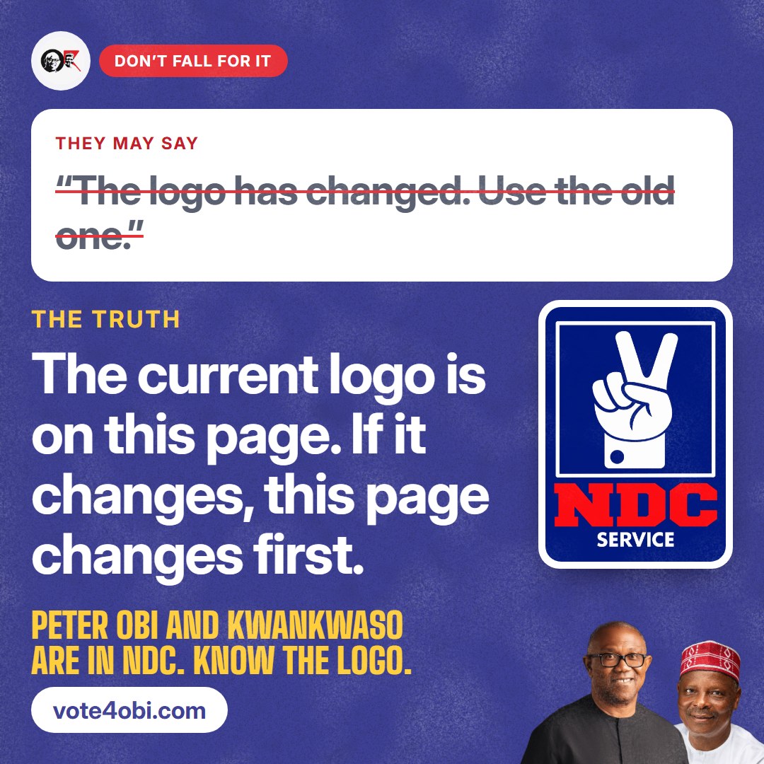 “The logo has changed. Use the old one.”