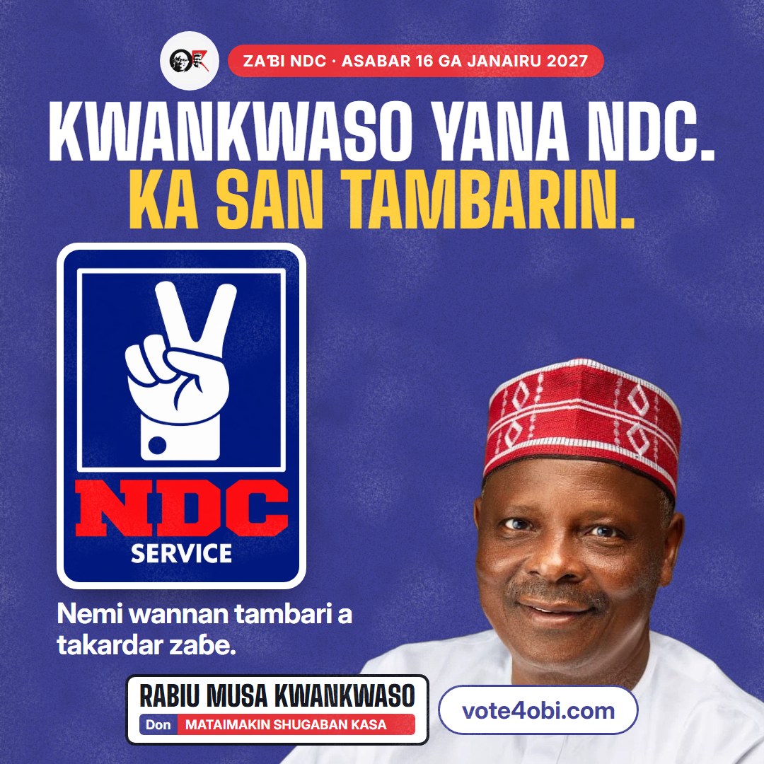 Takardar sanarwa mai kusurwa huɗu: Kwankwaso yana NDC
