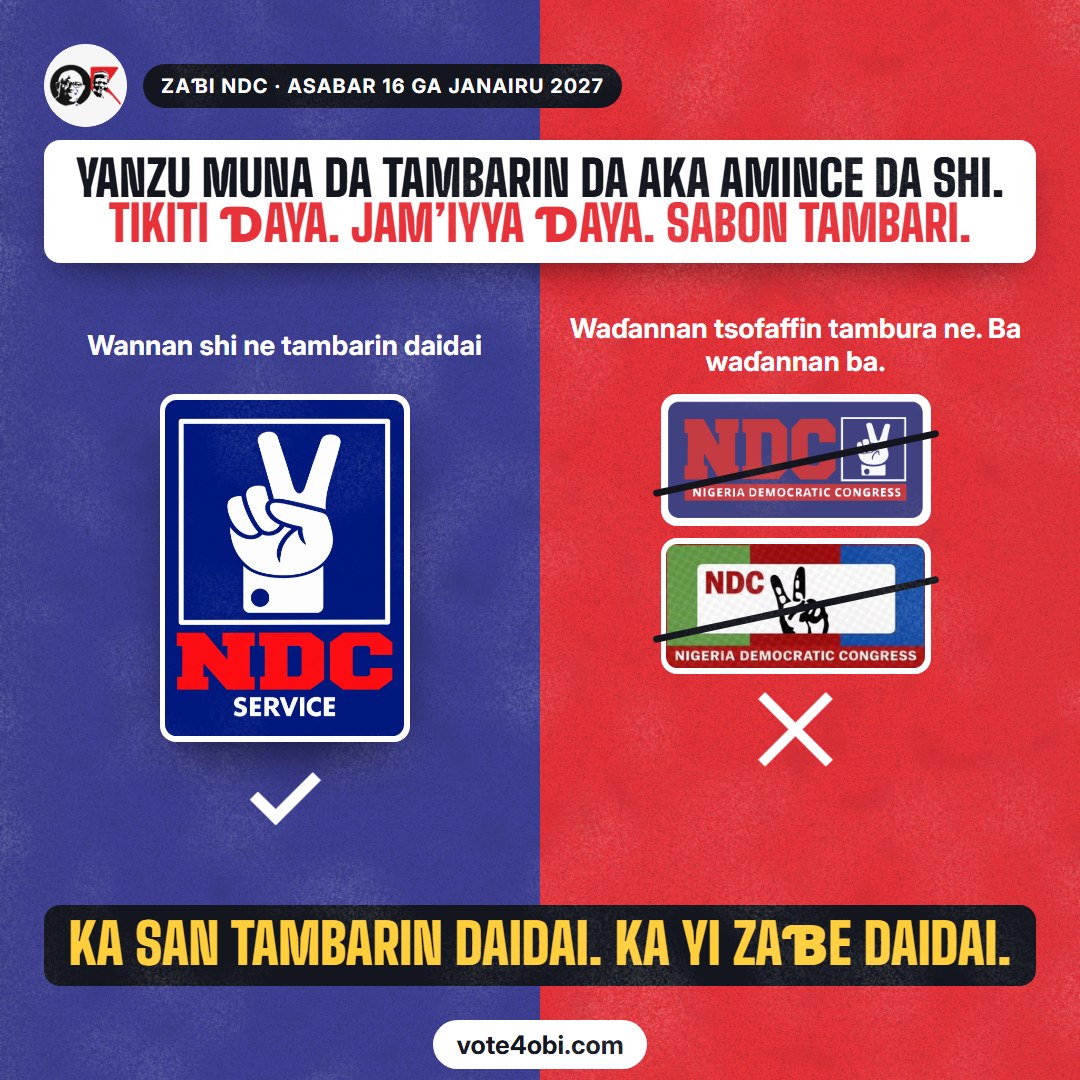Takardar sanarwa mai kusurwa huɗu: Tambarin daidai