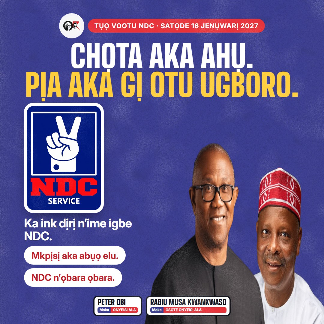 Akwụkwọ mgbasa ozi nwere akụkụ anọ: Chọta aka ahụ