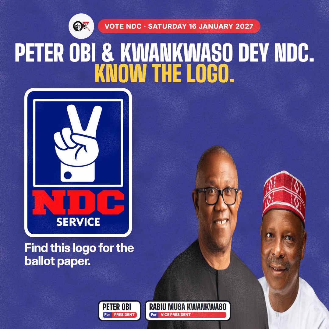 Square flyer: Peter Obi and Kwankwaso dey NDC