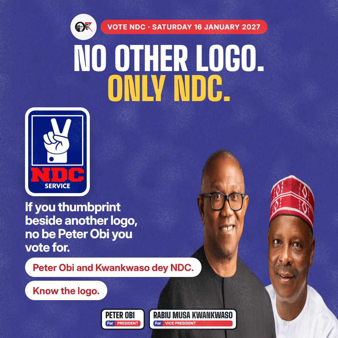 Square flyer: No other logo. Only NDC.