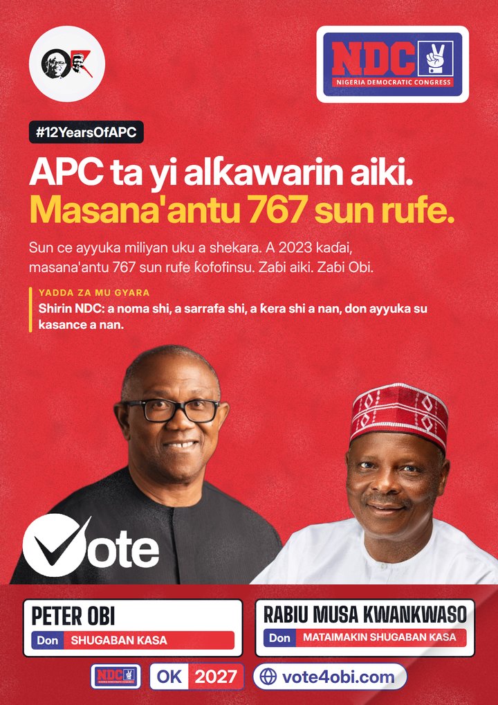APC ta yi alƙawarin aiki. Masana'antu 767 sun rufe.