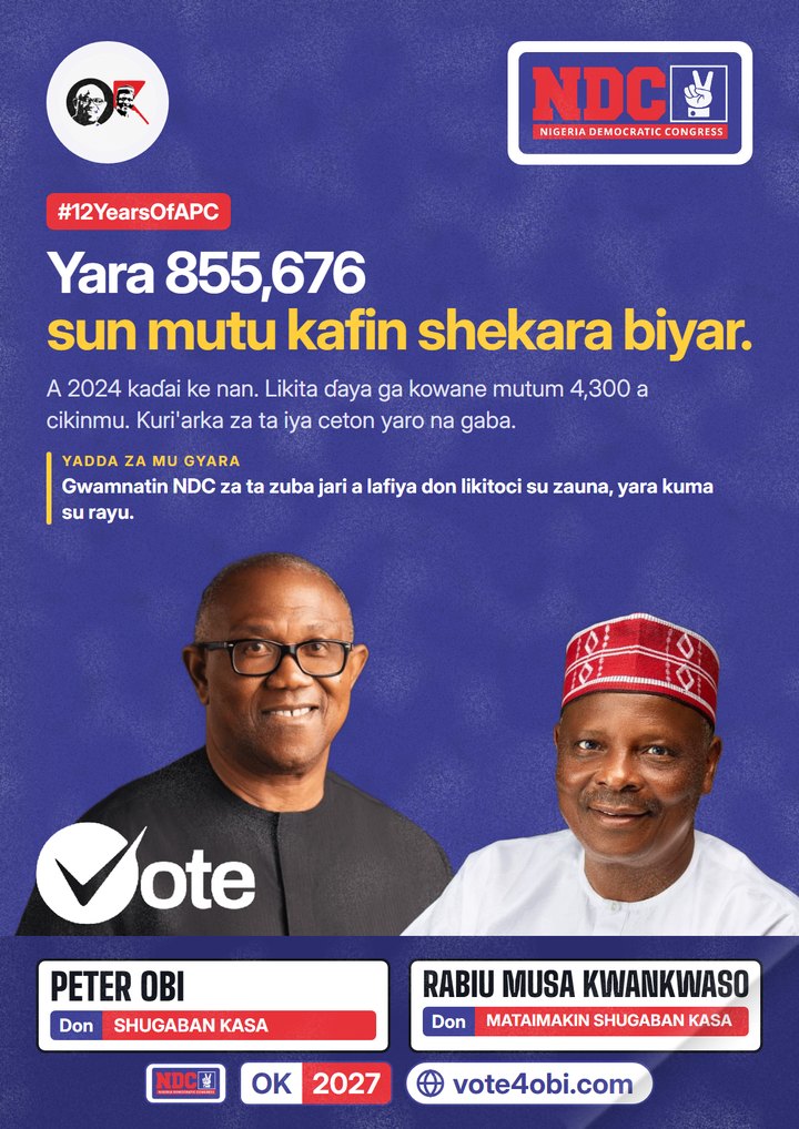 Yara 855,676 sun mutu kafin su cika shekara biyar.