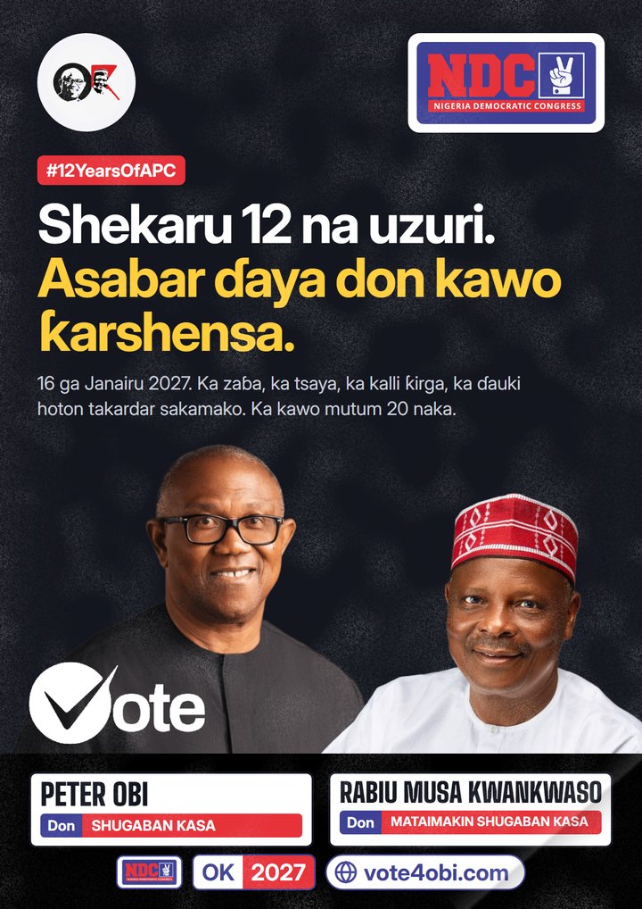 Shekaru 12 na uzuri. Asabar ɗaya don kawo ƙarshensa.