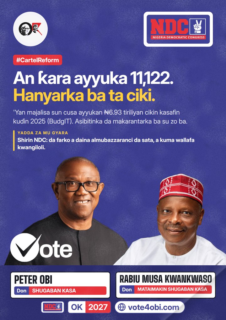 An ƙara ayyuka 11,122. Hanyarku ba ta ciki.