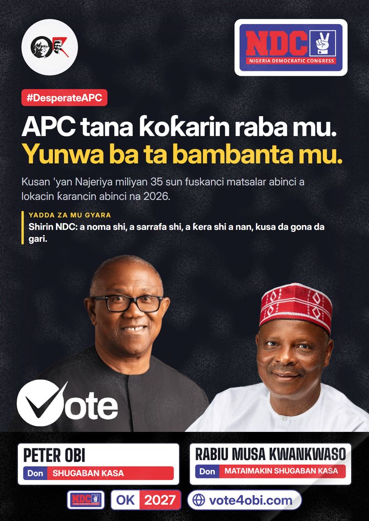 APC tana ƙoƙarin raba mu. Yunwa ba ta bambanta mu.