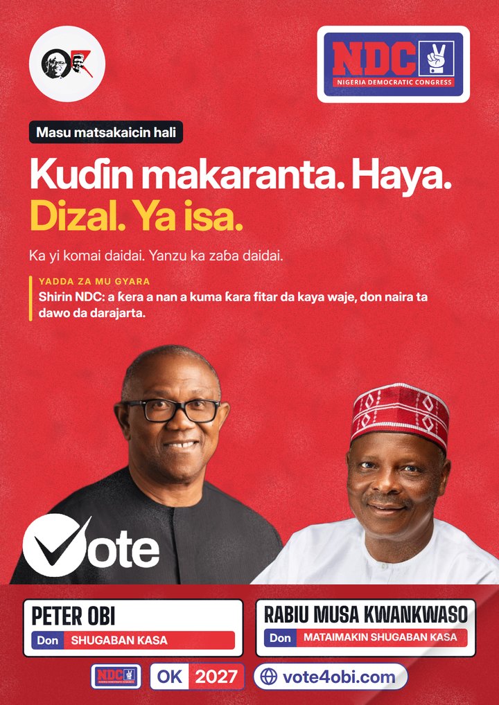 Kuɗin makaranta. Kuɗin haya. Dizal. Ya isa haka.