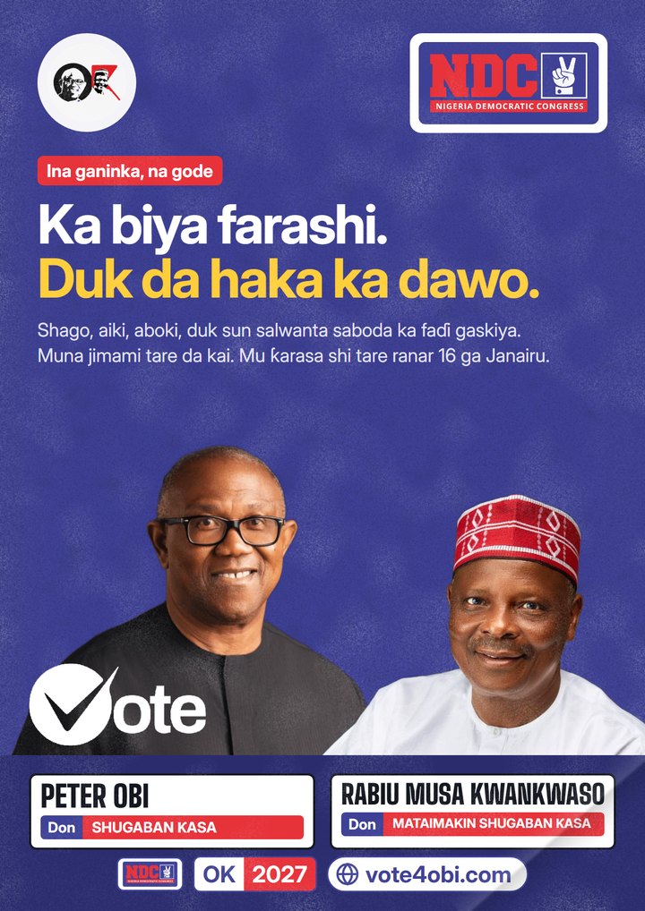 Ka biya farashi. Duk da haka ka dawo.