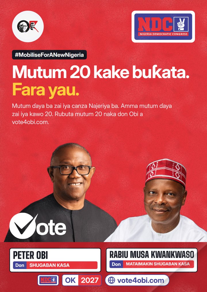 Mutum 20 kake buƙata. Fara yau.