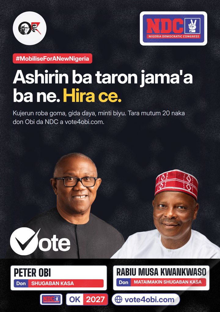 Mutum ashirin ba taron jama'a ba ne. Hira ce.