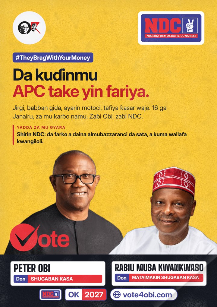 Da kuɗinmu APC take yin fariya.