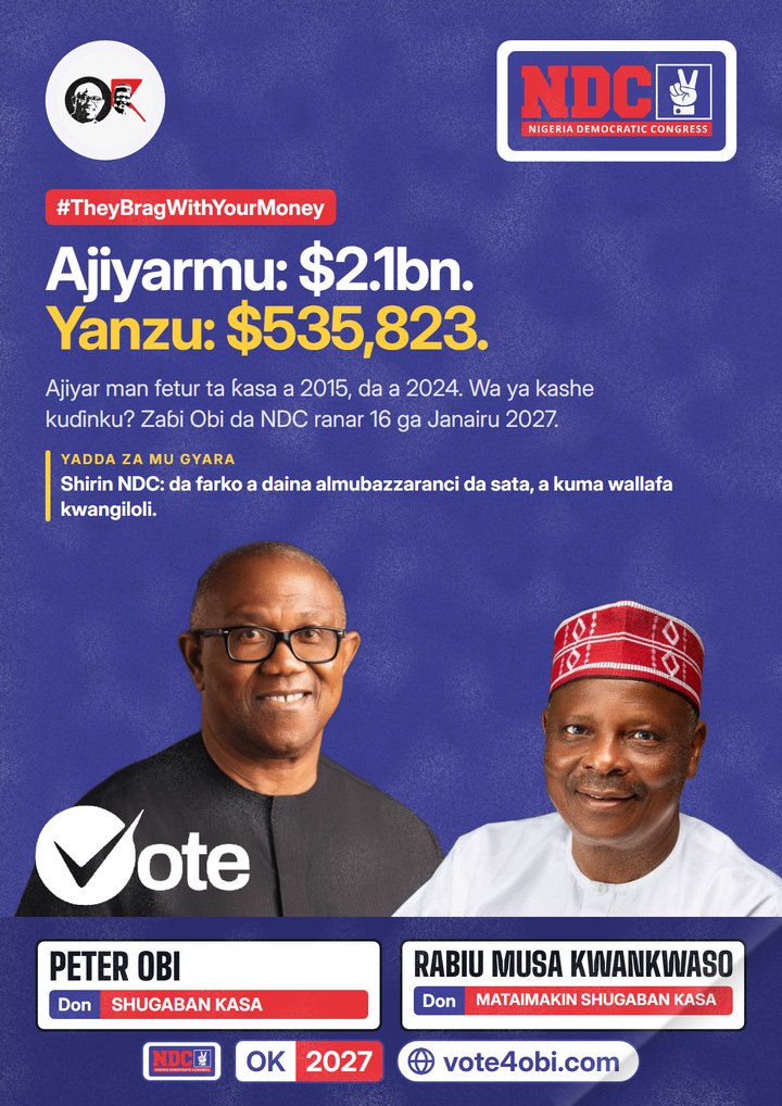 Ajiyarmu: $2.1bn. Yanzu: $535,823.
