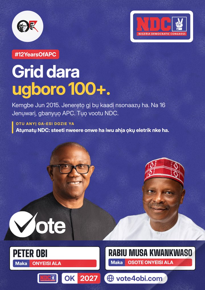Grid ọkụ mba dara ugboro 100+.