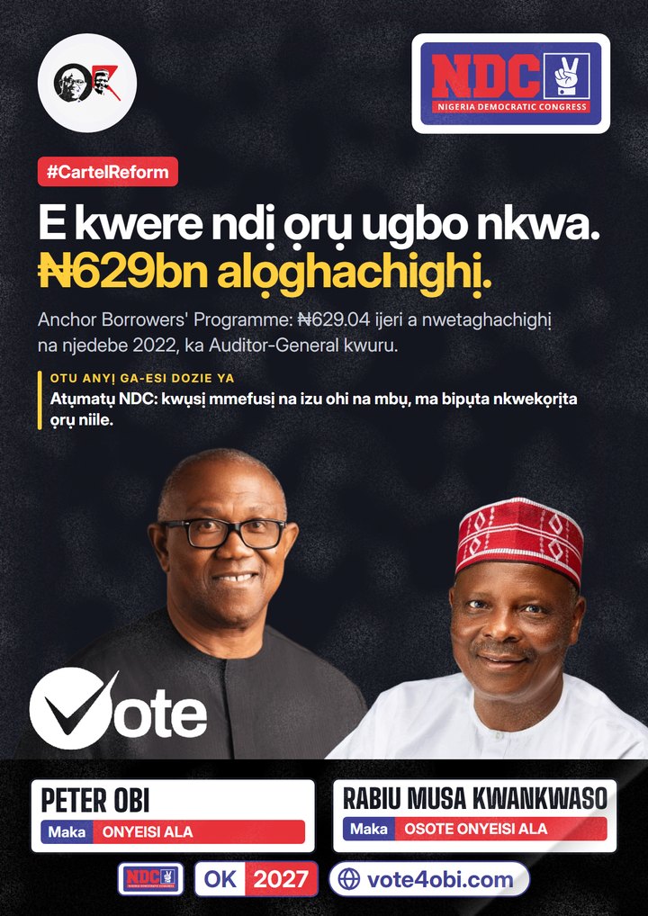 E kwere ndị ọrụ ugbo nkwa. ₦629bn alaghachighị.