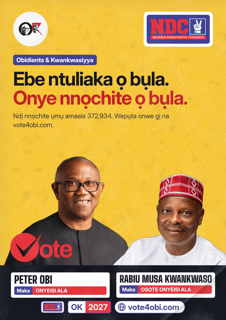 Ebe ntuliaka ọ bụla. Onye nnọchite ọ bụla.