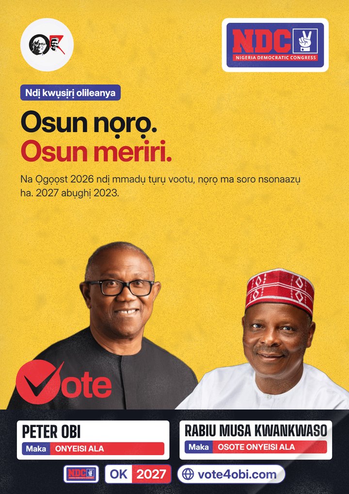 Osun nọrọ. Osun meriri.
