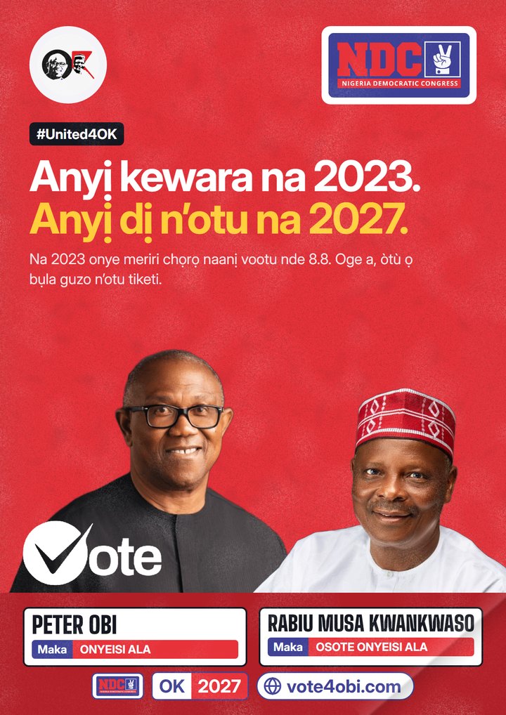 Kewara ekewa na 2023. Jikọtara ọnụ na 2027.