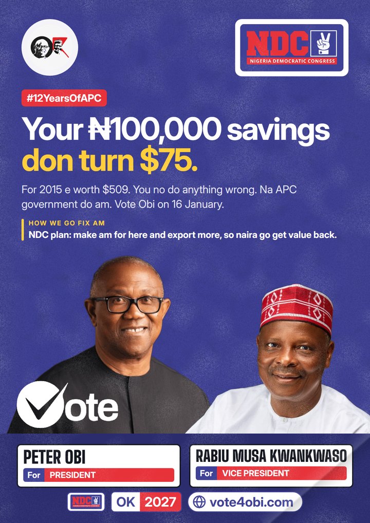 Your ₦100,000 savings now worth only $75.