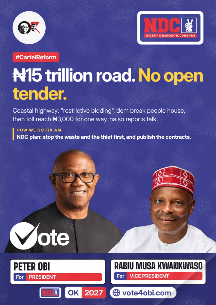 ₦15 trillion road. No open tender.