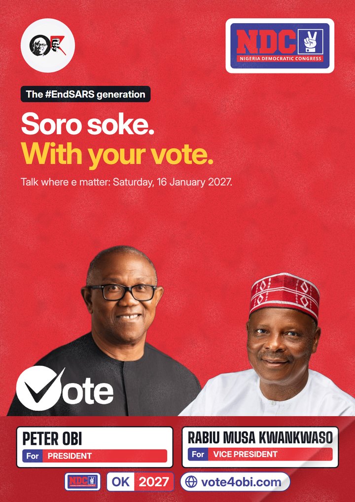 Soro soke. With your vote.
