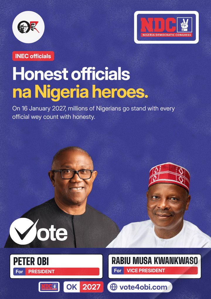 Honest officials na Nigeria heroes.