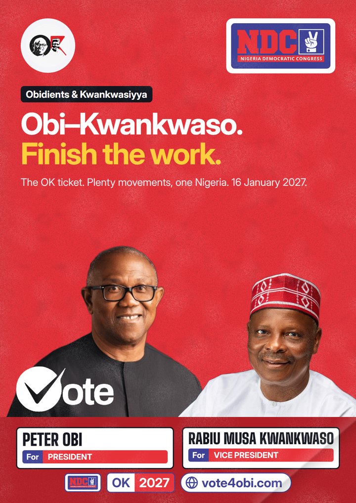 Obi–Kwankwaso. Make we finish the work.