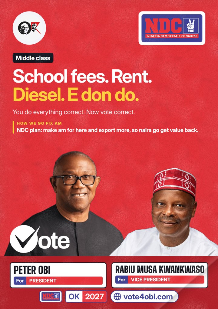 School fees. House rent. Diesel. E don do.