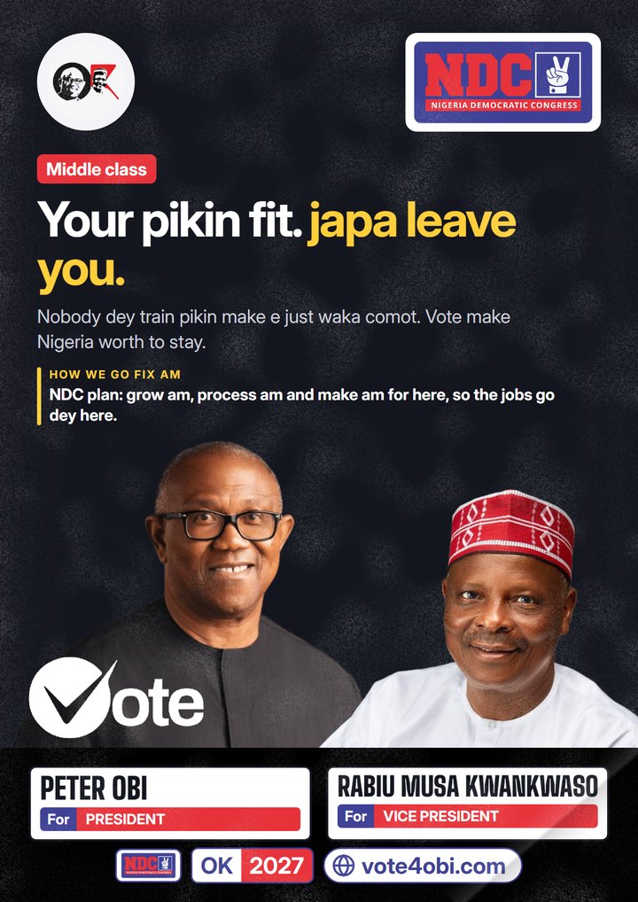 Your pikin fit. japa without you.