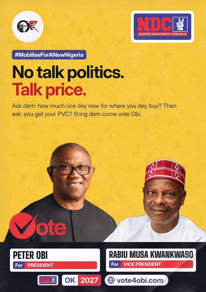No talk politics. Talk prices.