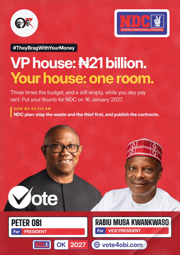 VP house: ₦21 billion. Your house: one room.