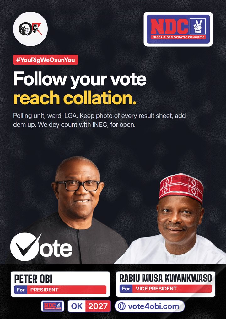 Follow your vote go collation.