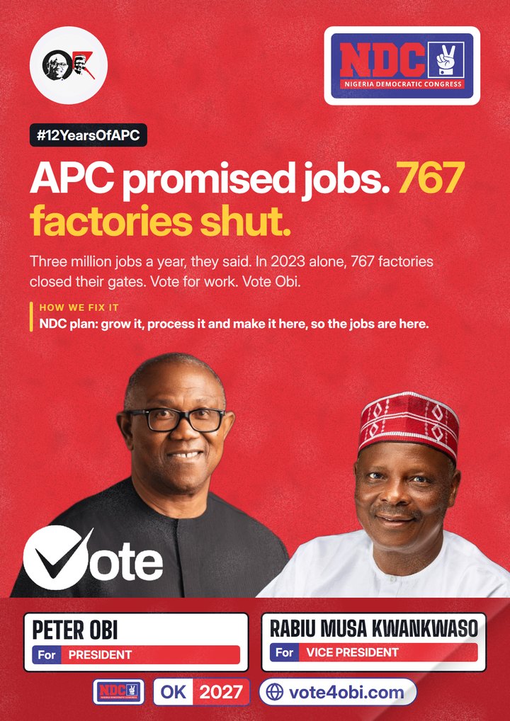 APC promised jobs. 767 factories shut.