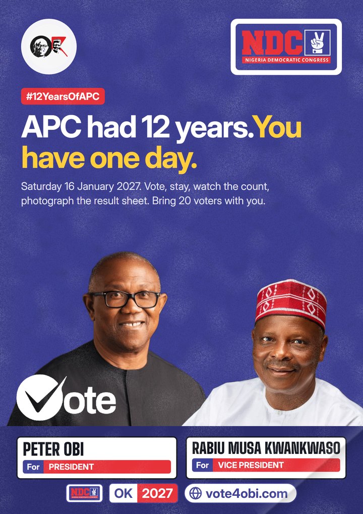 APC had 12 years. You have one day.