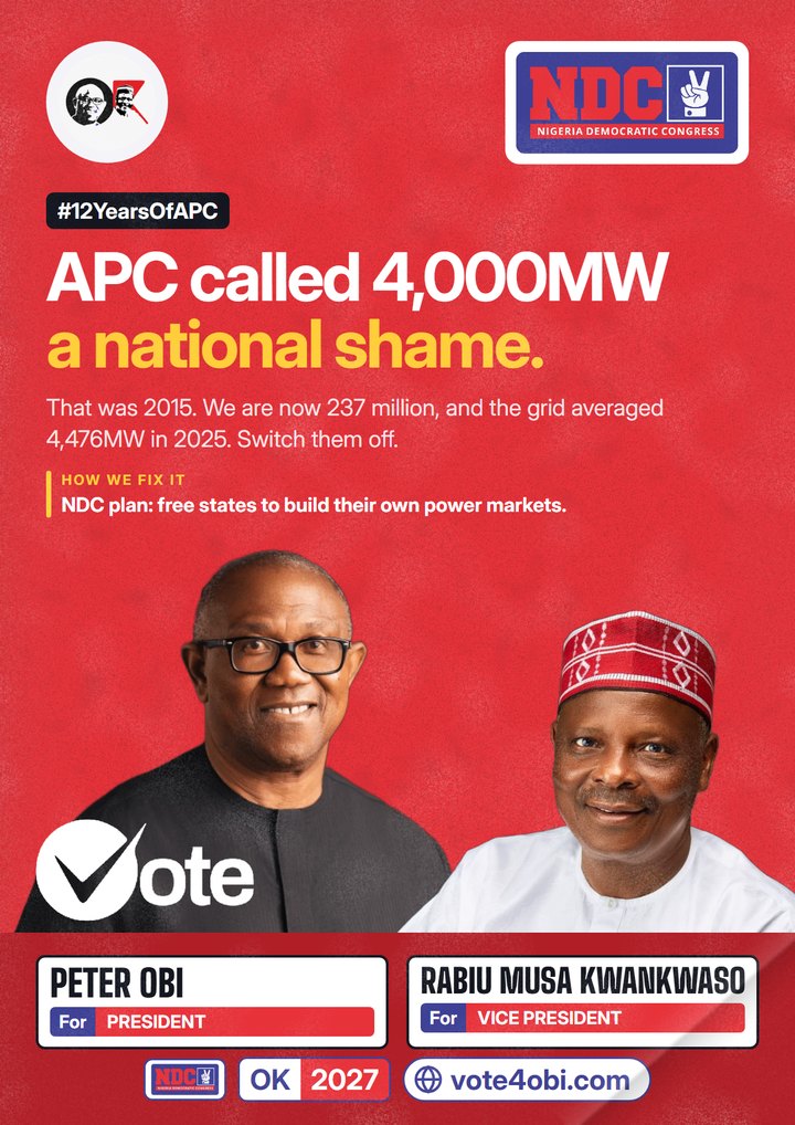 APC called 4,000MW a national shame.