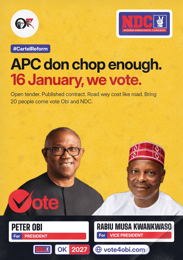 APC don chop enough. 16 January, we vote.