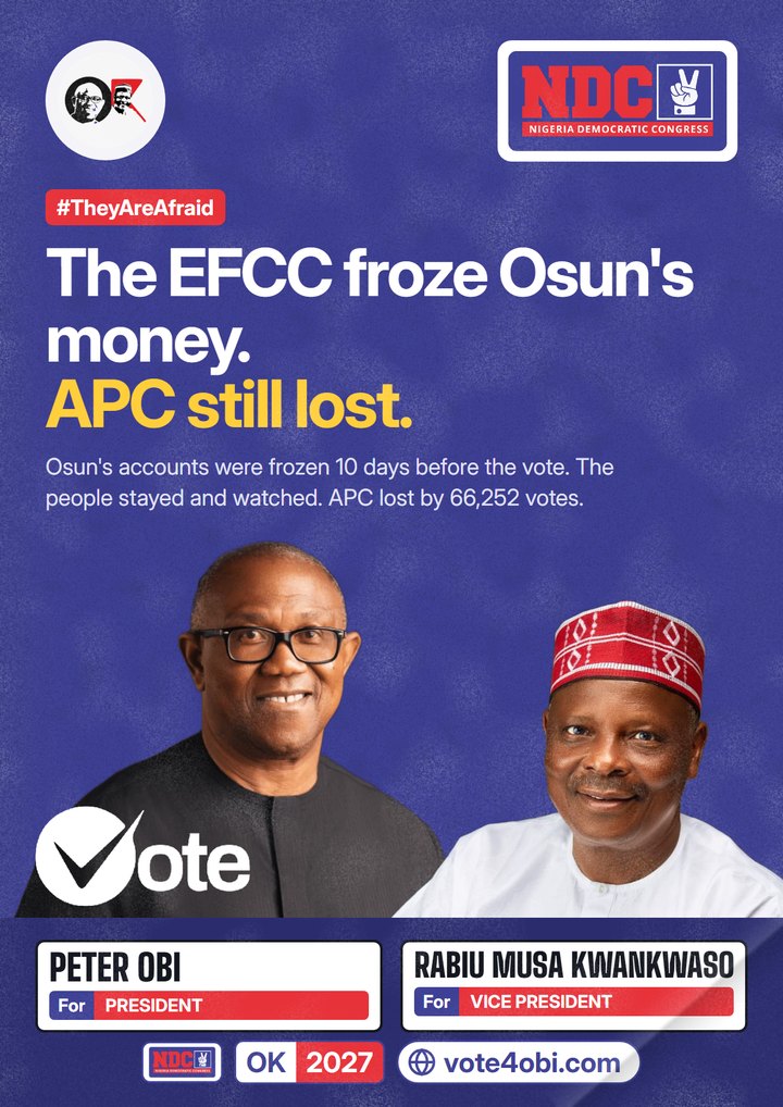 The EFCC froze Osun's money. APC still lost.