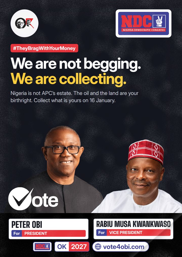 We are not begging. We are collecting.