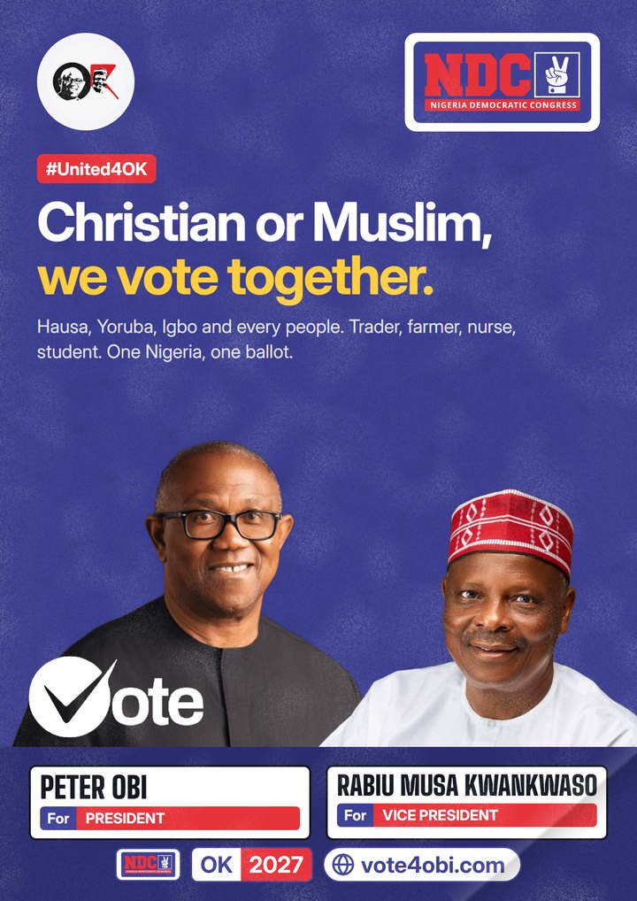 Christian or Muslim, we vote together.