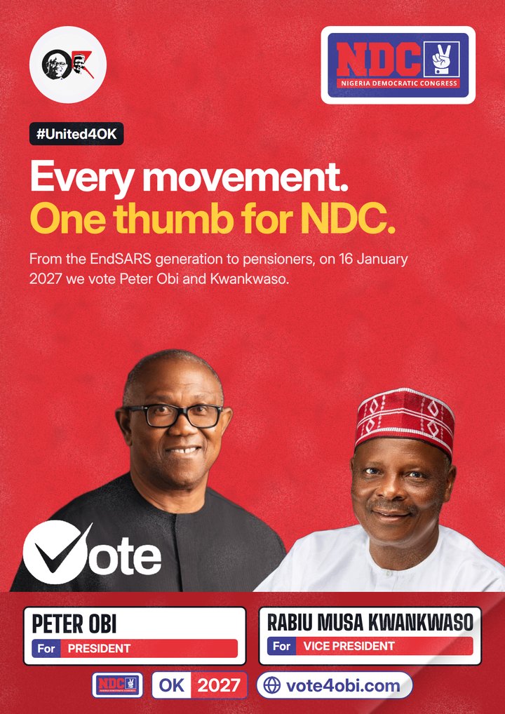 Every movement. One thumb for NDC.