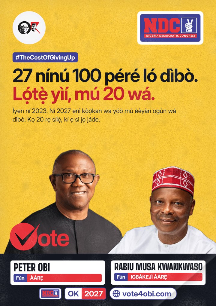 27 péré nínú 100 ló dìbò. Lọ́tẹ̀ yìí, mú èèyàn 20.