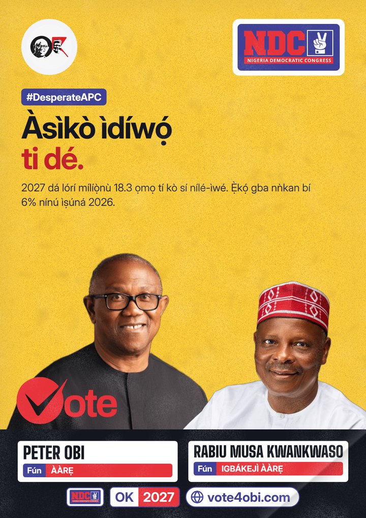 Àsìkò ìdíwọ́ ti dé.